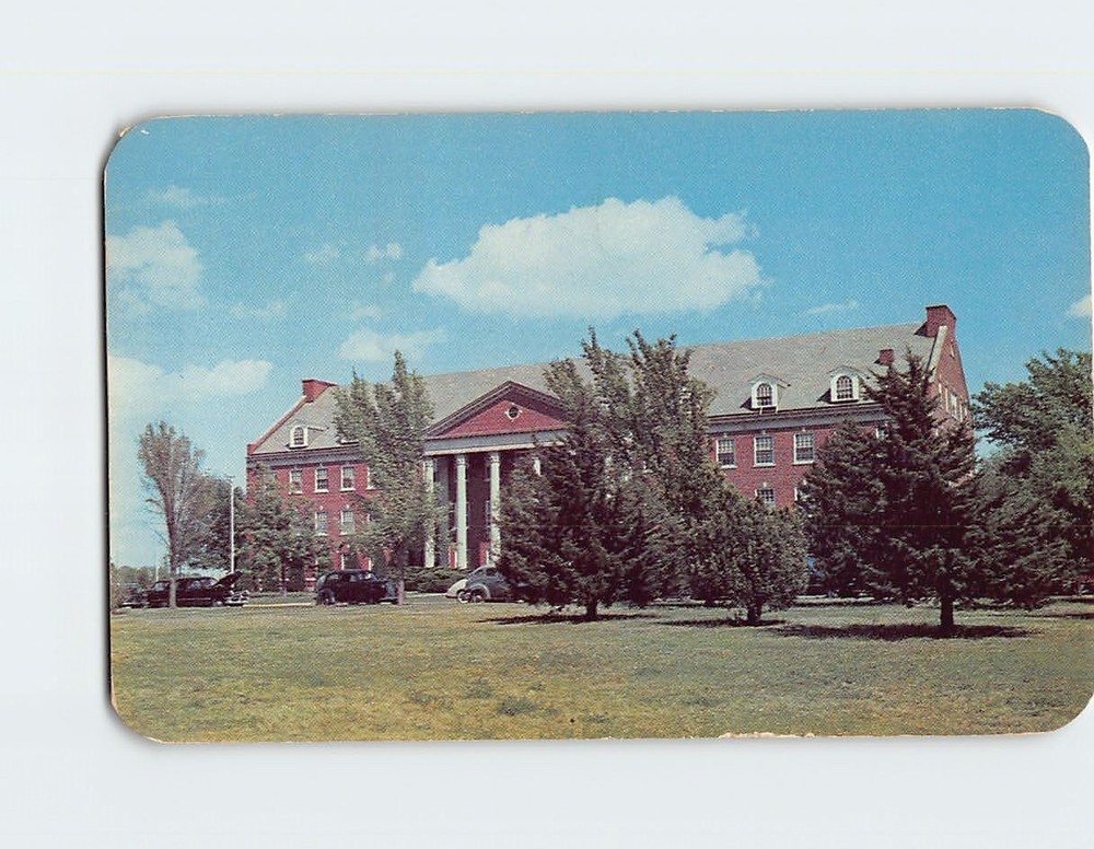 Postcard Administration Building University of Wichita Kansas USA