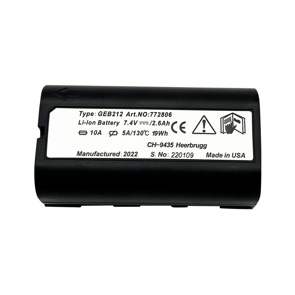 GEB212 Battery For ATX1200 ATX1230 GPS1200 GPS900 GRX1200 Total Station Survey