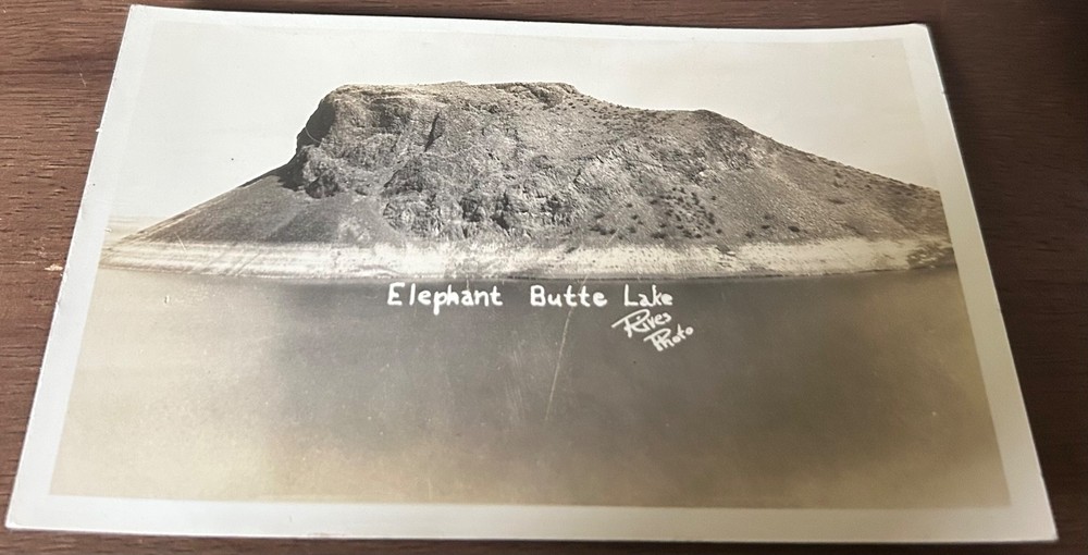 The Boat Landing Elephant Butte Lake Hot Springs NM RPPC Photo Postcard