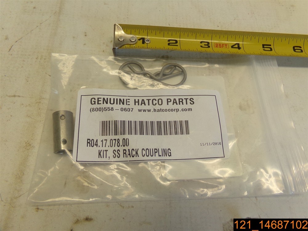 Hatco R04.17.078.00 Kit, Ss Rack Coupling