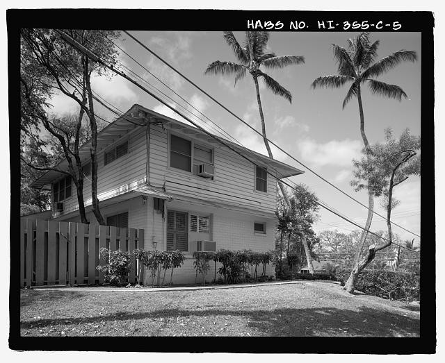 United States Naval Base,USN,Pearl Harbor,Makalapa Housing,Hawaii,HI,HABS,4