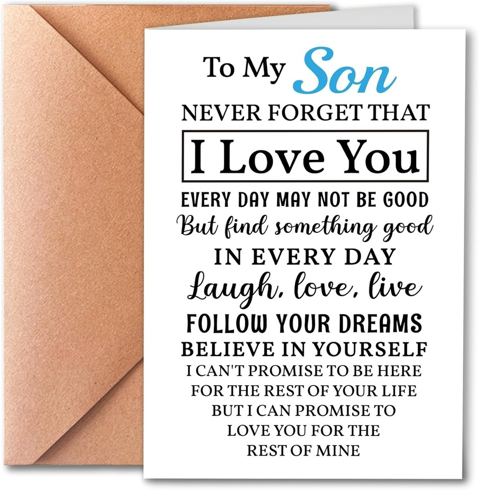 Birthday Card for Son Adult, Happy Adult Sons, SON-KM-9