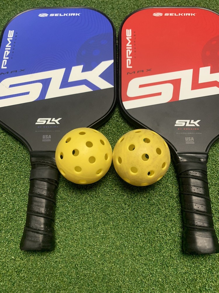 SLK Prime Max Pickleball Paddle Set for Indoor Outdoor Play
