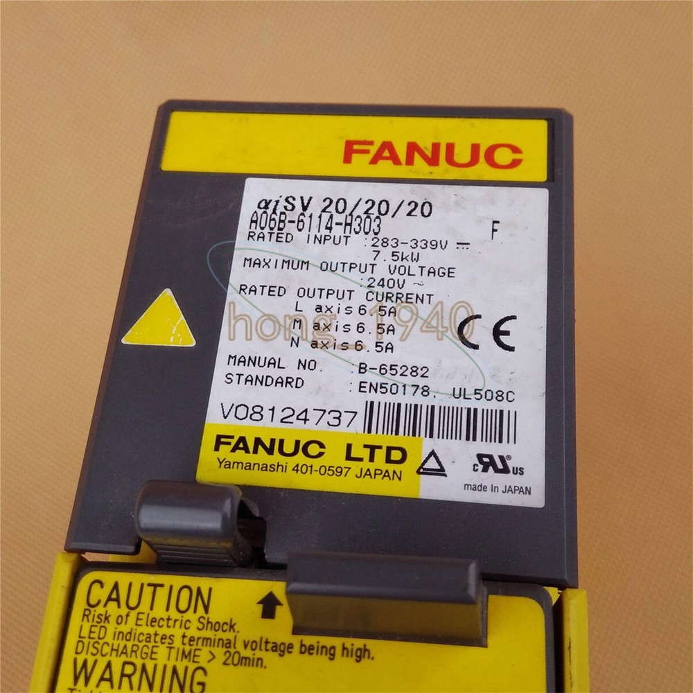 1PC FANUC A06B-6114-H303 SERVO AMPLIFIER Used tested