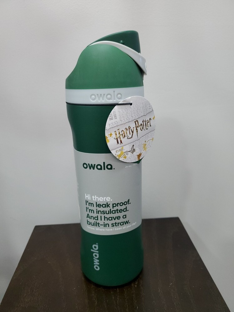 Owala FreeSip SS Water Bottle / 24oz / Color: Slytherin *read description*