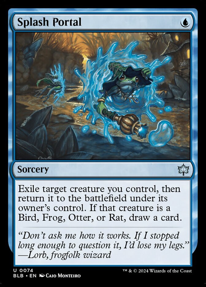 MTG Magic the Gathering Splash Portal (74/427) Bloomburrow LP