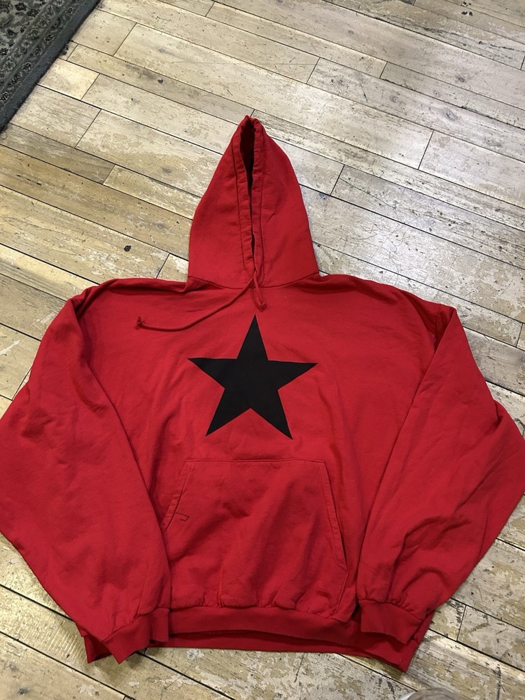 Size 3 - L - Ye Live At Sofi Bully Merch Hoodie - Red
