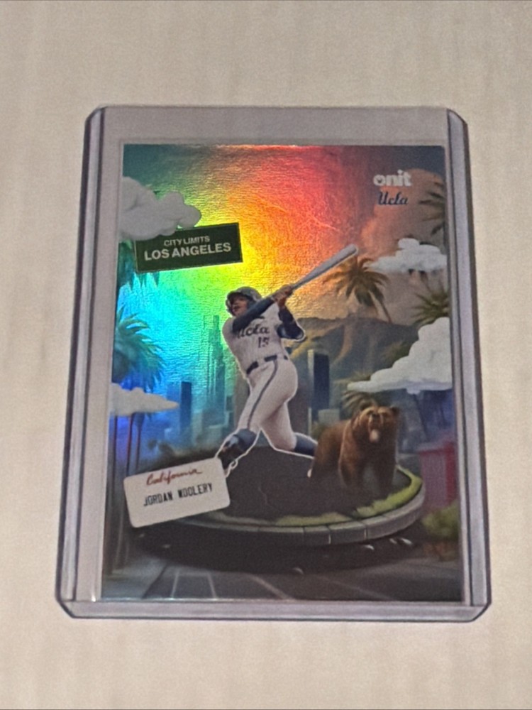 2026 ONIT Athlete UCLA Bruins CITY LIMITS DAY card JORDAN WOOLERY
