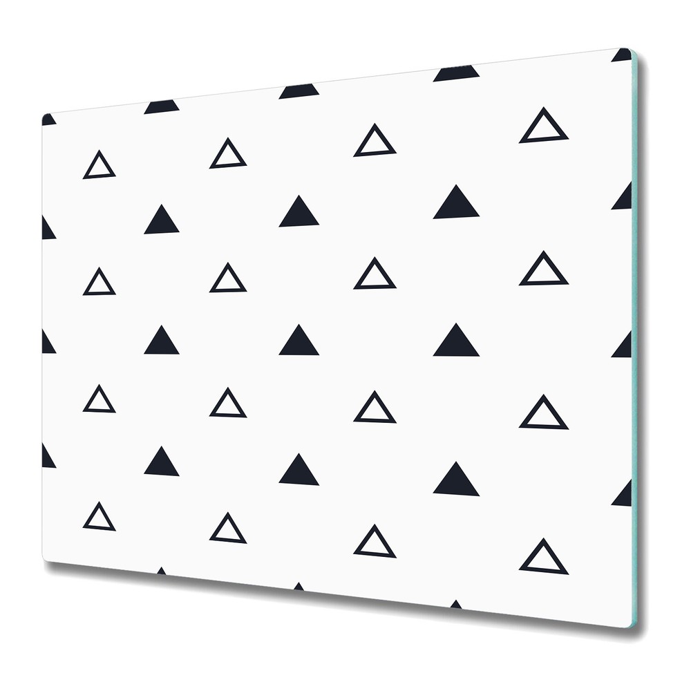 Glass Chopping Board Utensil Board Modern Tiny Triangle Simple Geometric 60x52