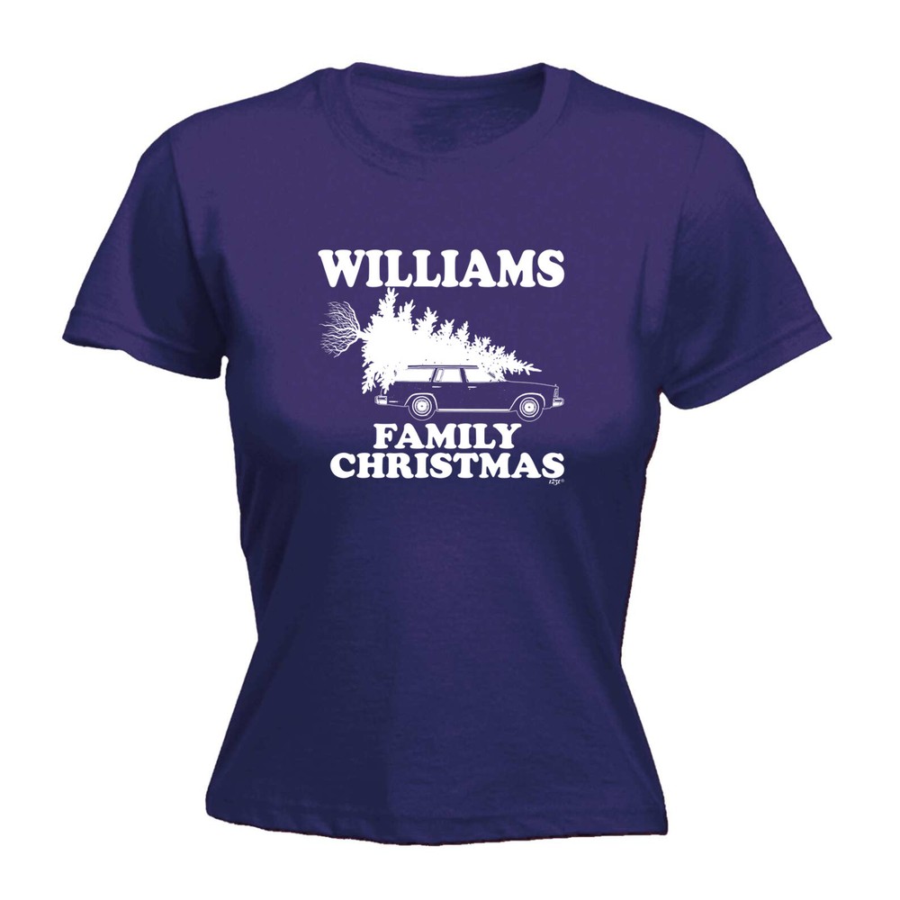 Christmas Family Williams - Womens T Shirt Funny T-Shirt Novelty gift tshirt