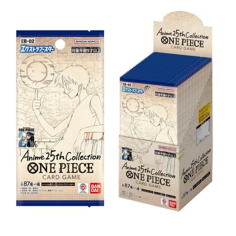 One Piece Card Game Extra Booster Box EB02 Anime 25th Collection Japan import