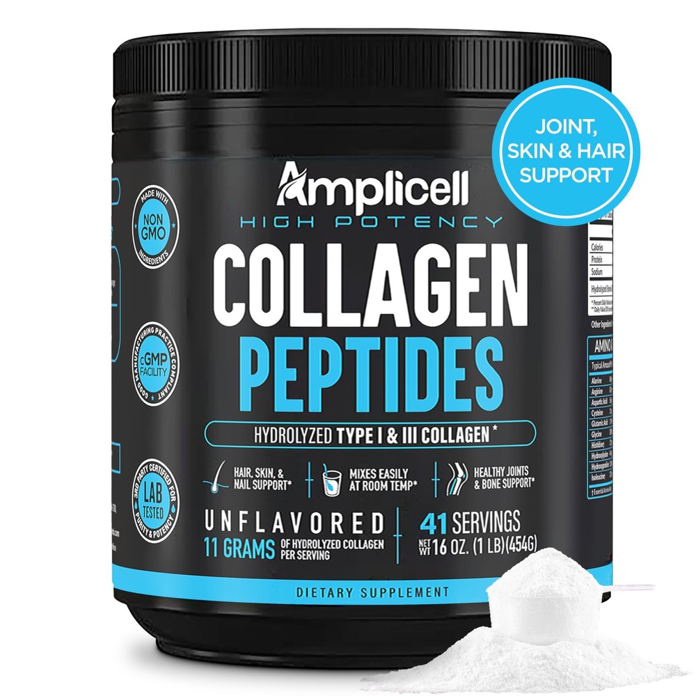 Hydrolyzed Multi Collagen Powder for Hair Skin Nails Type 1 & 3
