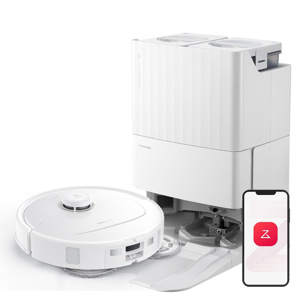 Roborock Qrevo MaxV Vacuum Cleaner,7000Pa,FlexiArm Edge Mop,Warm Air Drying - CR