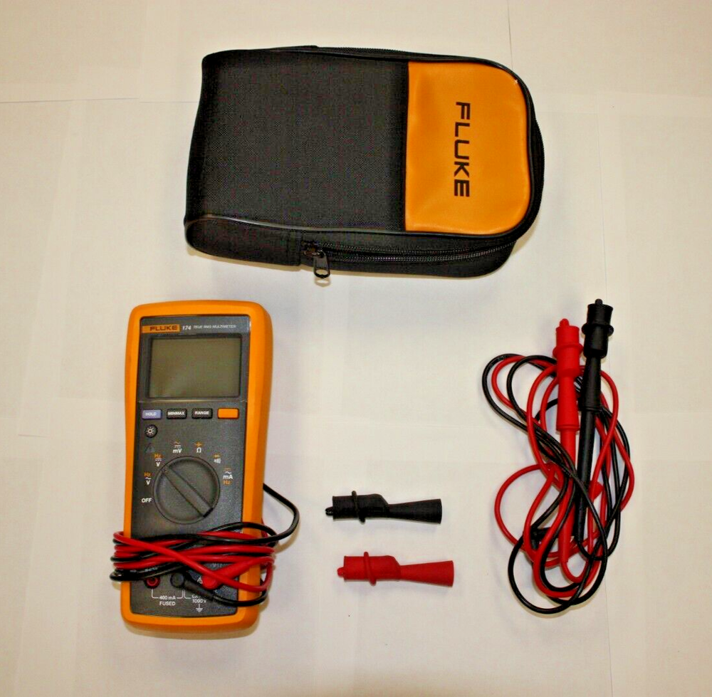 Fluke 174 True-RMS Multimeter Backlit 0.09% 100 kHz 1000V