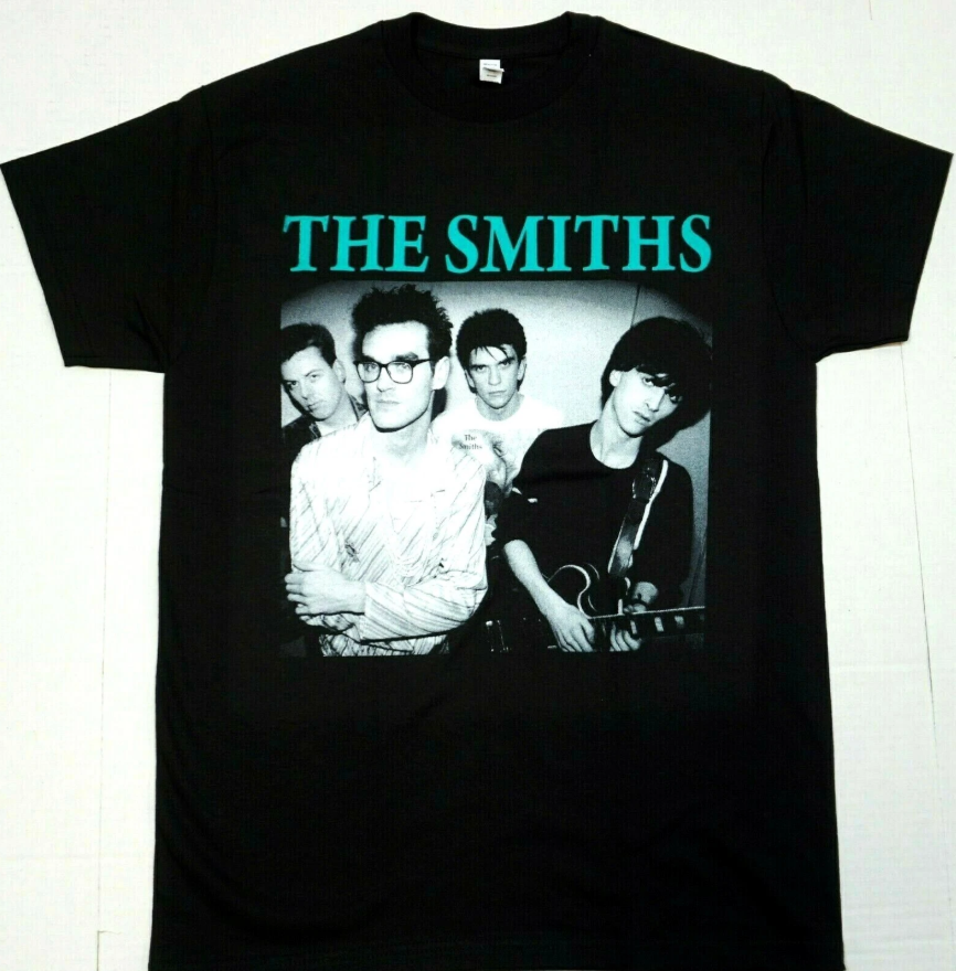 THE SMITHS Morrissey Alt Indie Rock Band T-Shirt Men's Black Unisex S-4XL
