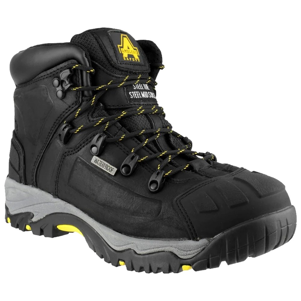 Amblers FS32 S3 Waterproof Safety Boots for Men & Women with Steel Toe Cap & Midsole