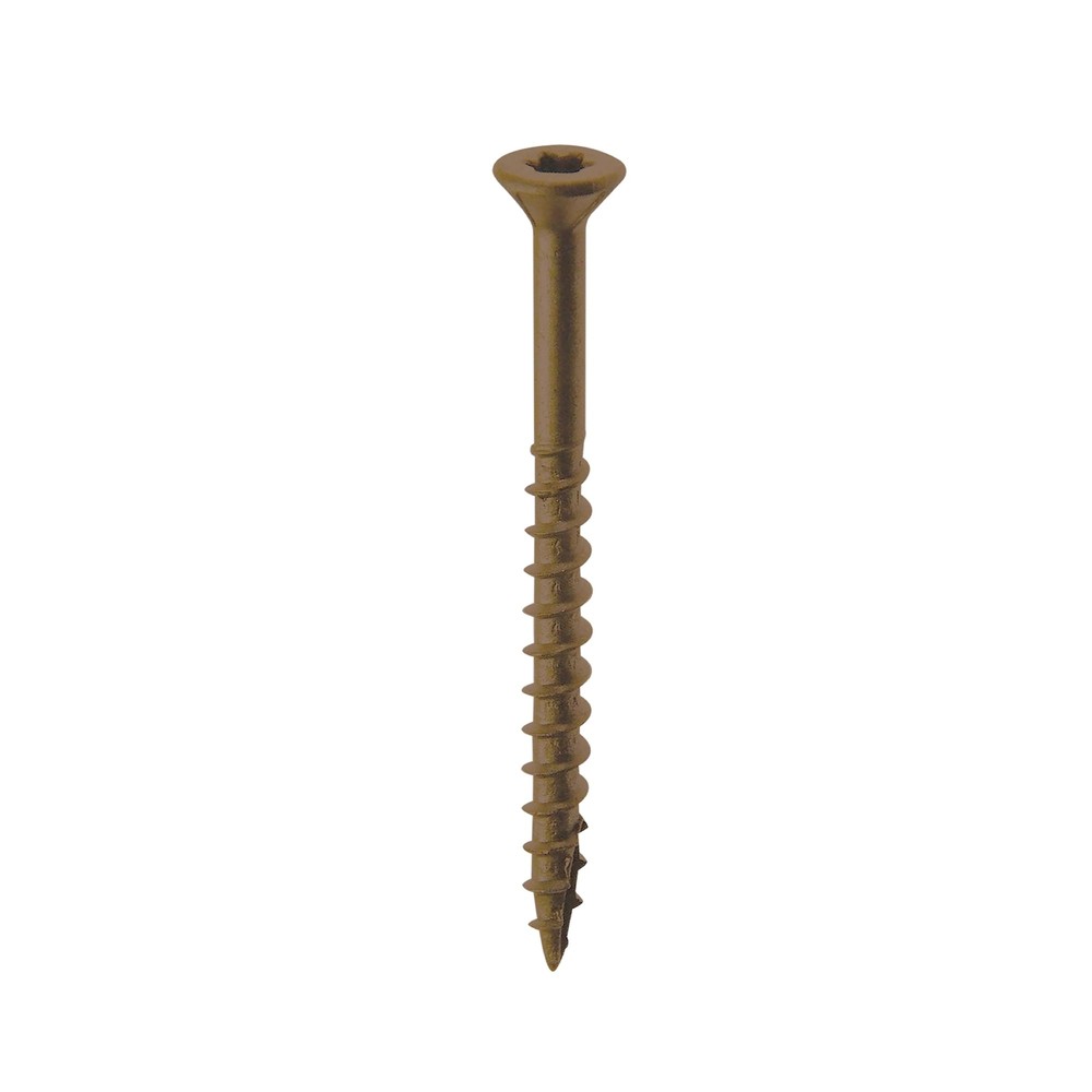 Brown #8x2 Deck Screws 400-Pack for Secure Decking Fasteners