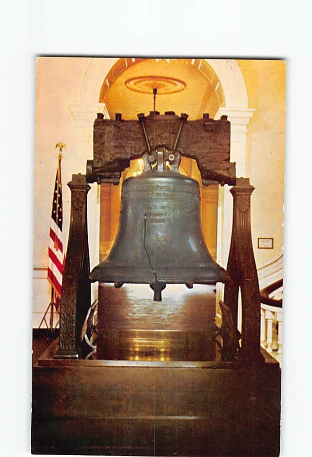 Postcard Liberty Bell Independence Hall Philadelphia Pennsylvania USA