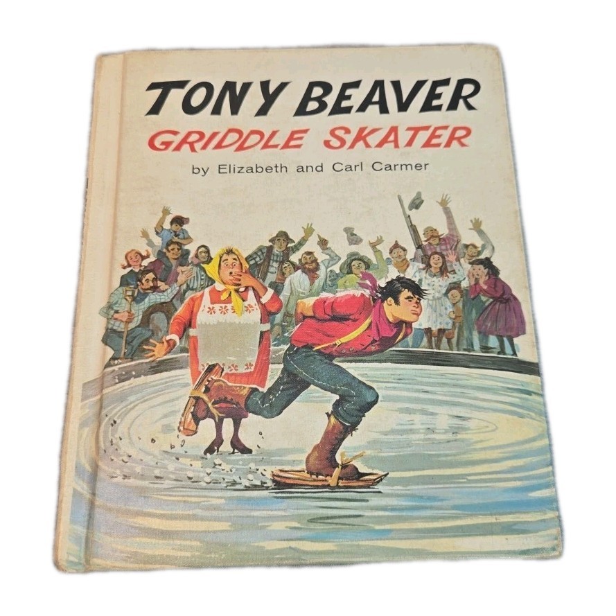 Tony Beaver, Griddle Skater HC Ex-Library Book Garrard Publishing Co VTG 1965