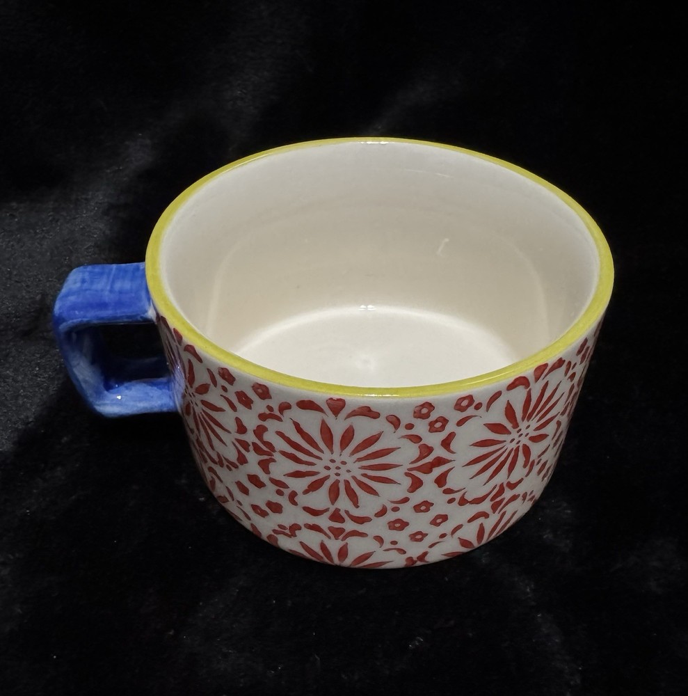 PIER 1 IMPORTS Stackable Hand-Painted Coffee Tea Cup/Mug - REPLACEMENT