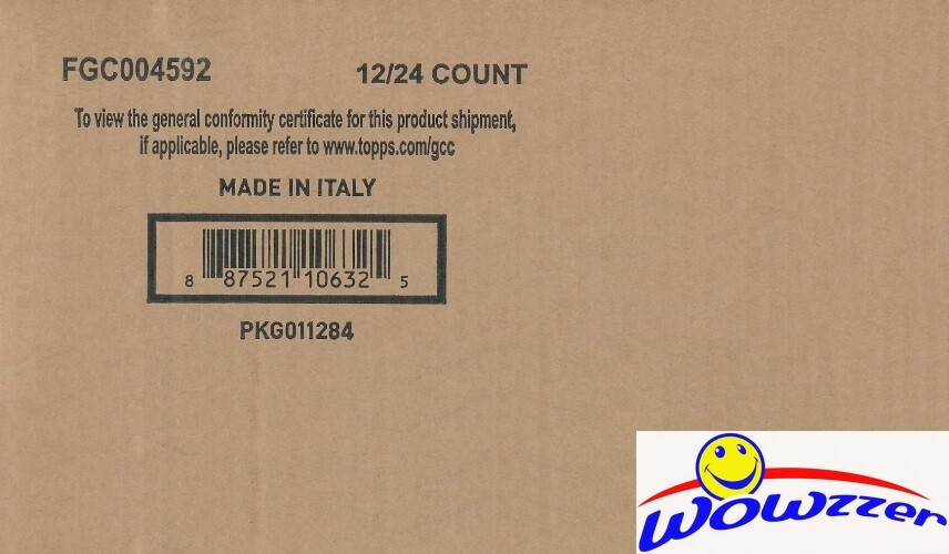 2021/22 Topps UEFA Champions League Factory Sealed 12 Box HOBBY CASE-2,304 Cards