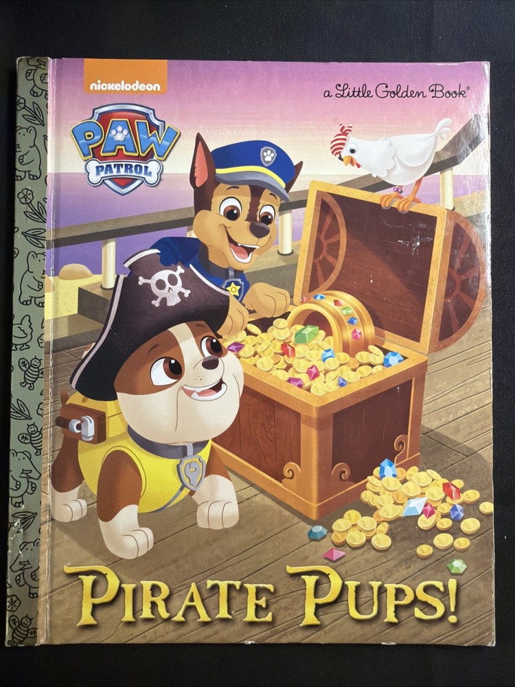 Vintage A Little Golden Book Paw Patrol Pirate Pups! 2016 #7317