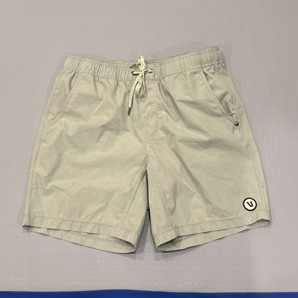Vuori Sunday Performance Shorts Pockets Athletic Outdoor Mens Medium Grey Lined