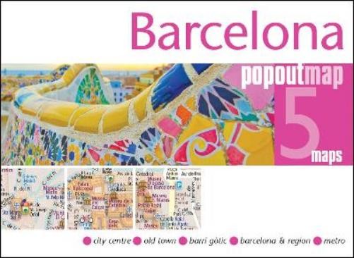 Barcelona PopOut Map (Map) PopOut Maps (US IMPORT)