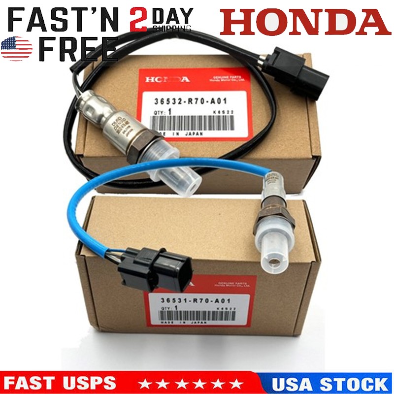 2pcs Up+Downstream Oxygen Sensor For Honda Accord Odyssey Pilot Acura MDX TL TSX