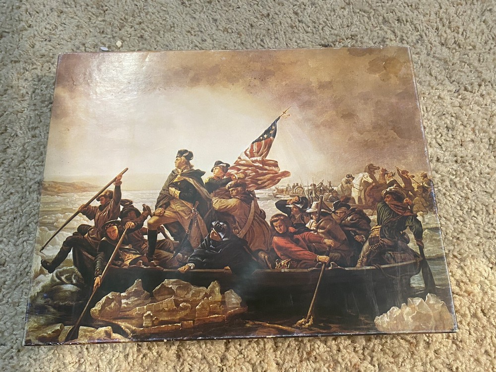 Vintage Washington Crossing the Delaware Springbok Jigsaw Puzzle