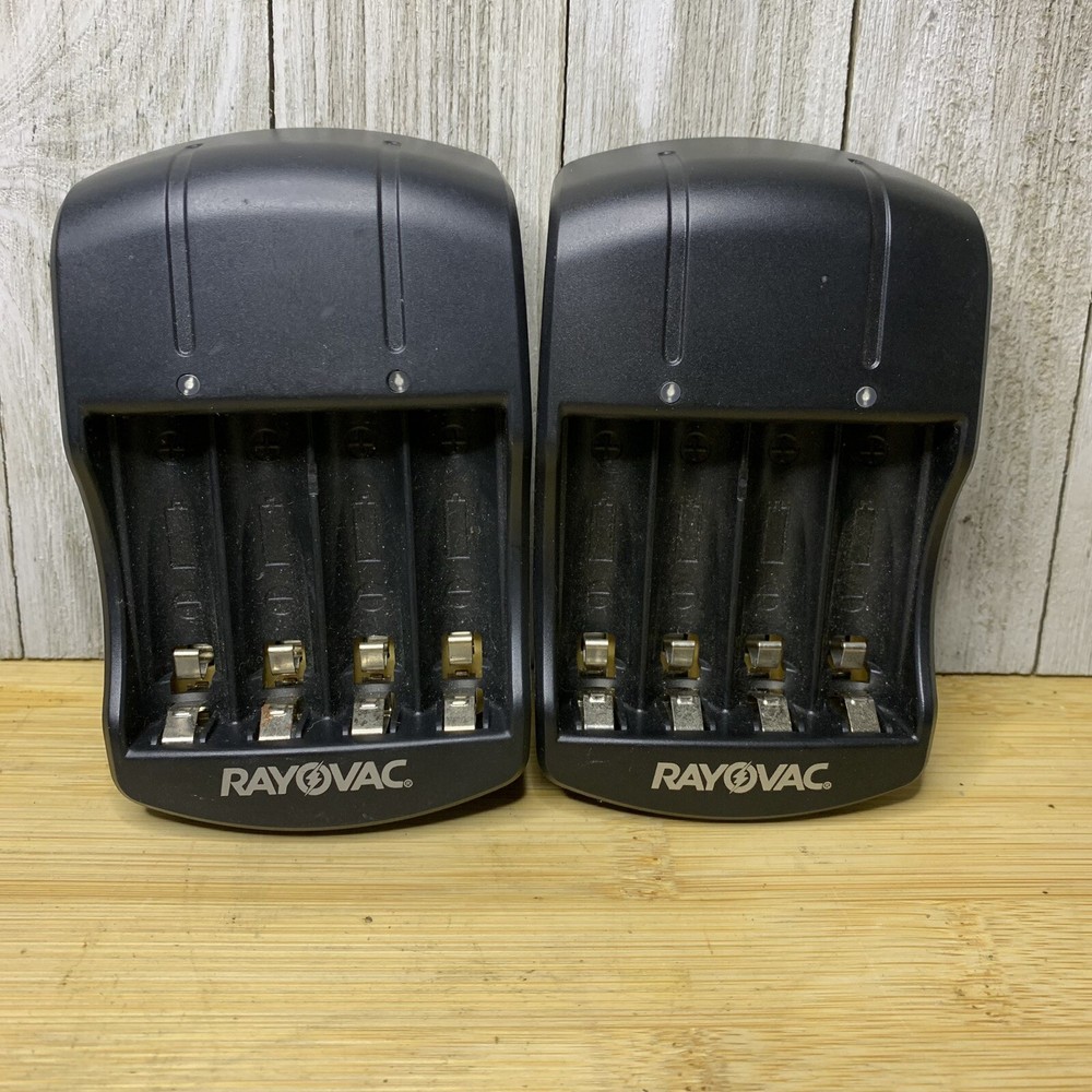 RAYOVAC Battery Wall Charger station rechargeable AA Batteries Model PS334 Lot 2
