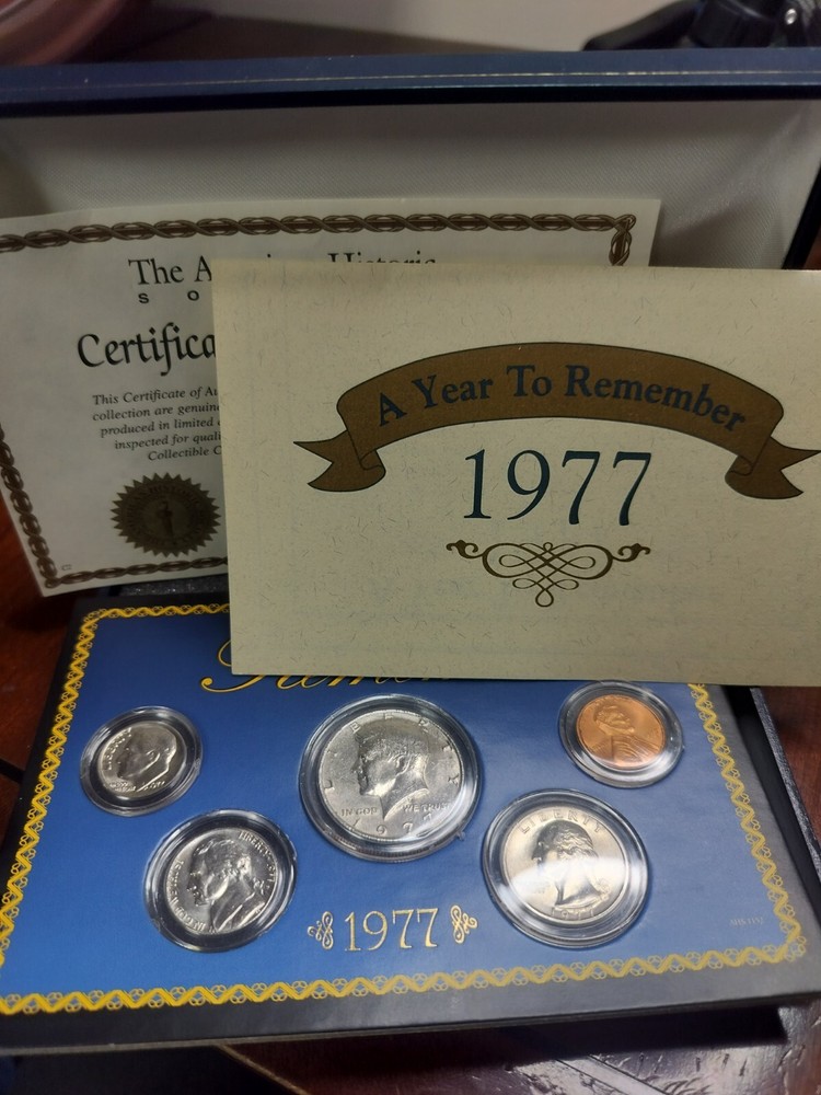 Keepsake Coins American Historic Society coin Set 1977 “A Year To Remember”