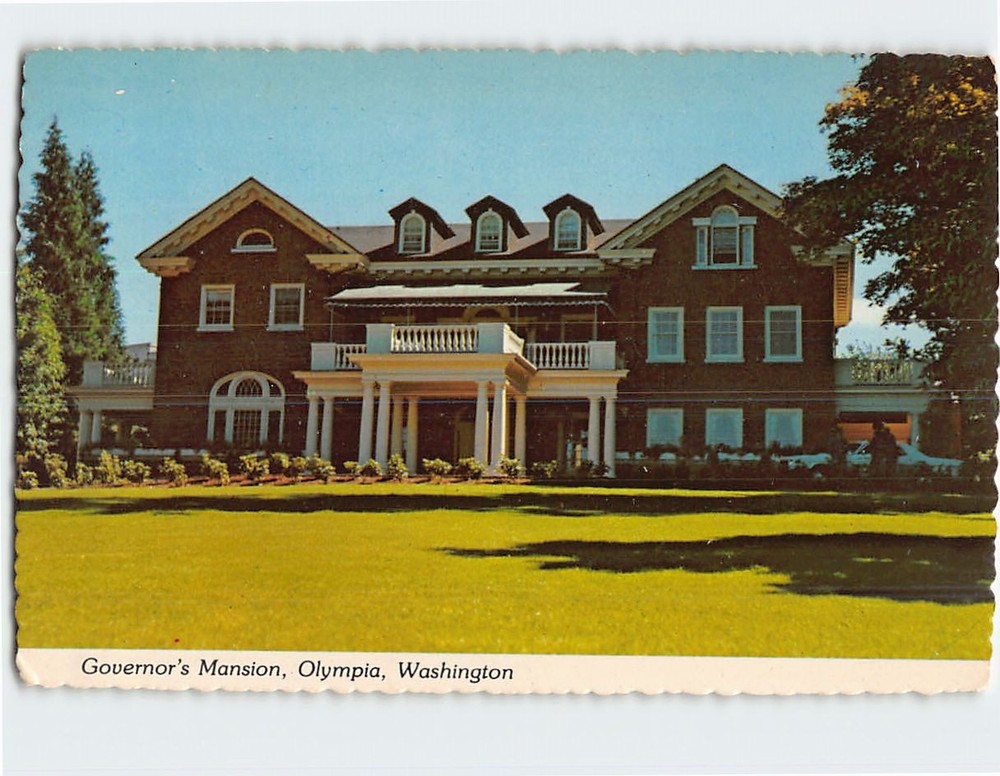 Postcard Governor's Mansion Olympia Washington USA