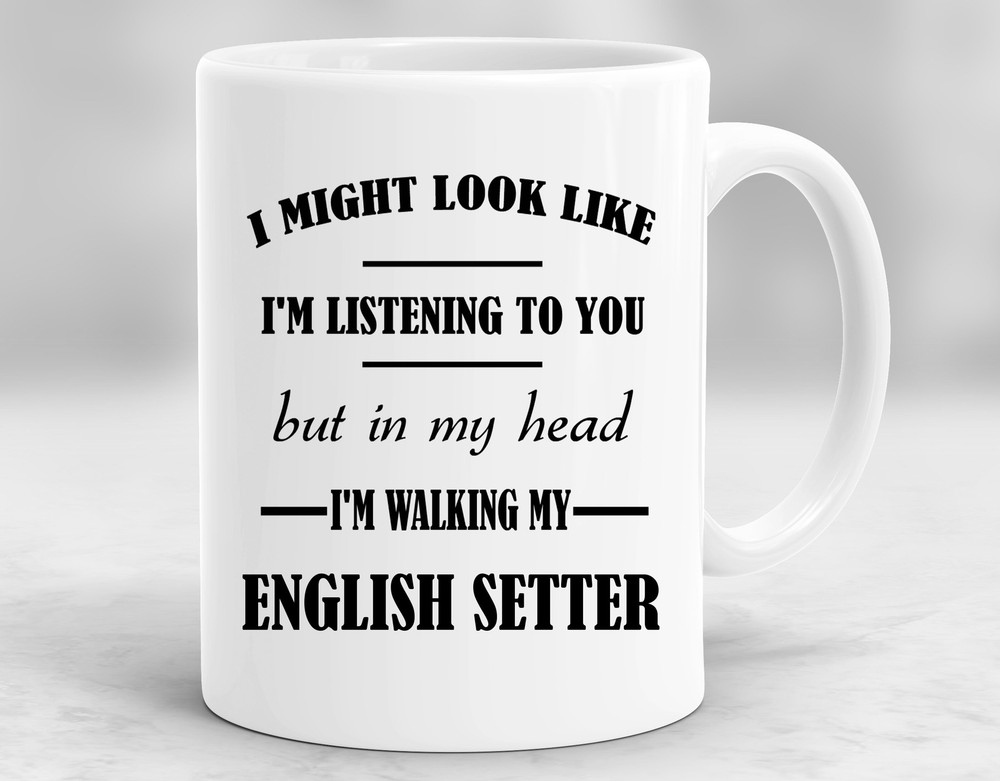 English Setter Present Gifts For English Setter Lovers English Setter Coffee Mug