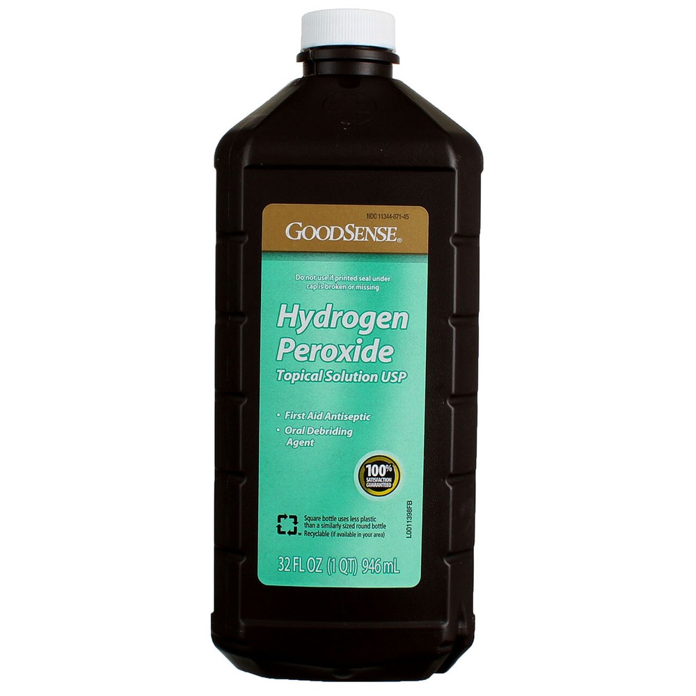 6-Pack GoodSense USP Hydrogen Peroxide Topical Solution 32 fl oz