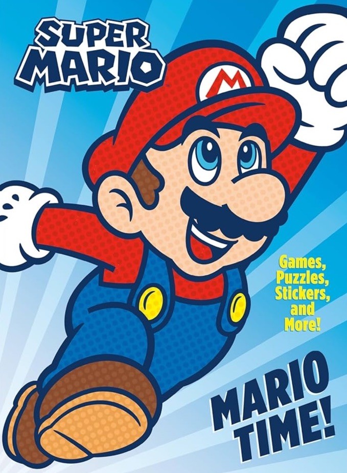Super Mario: Mario Time (Nintendo) - Games, Puzzles, Stickers And More!! New