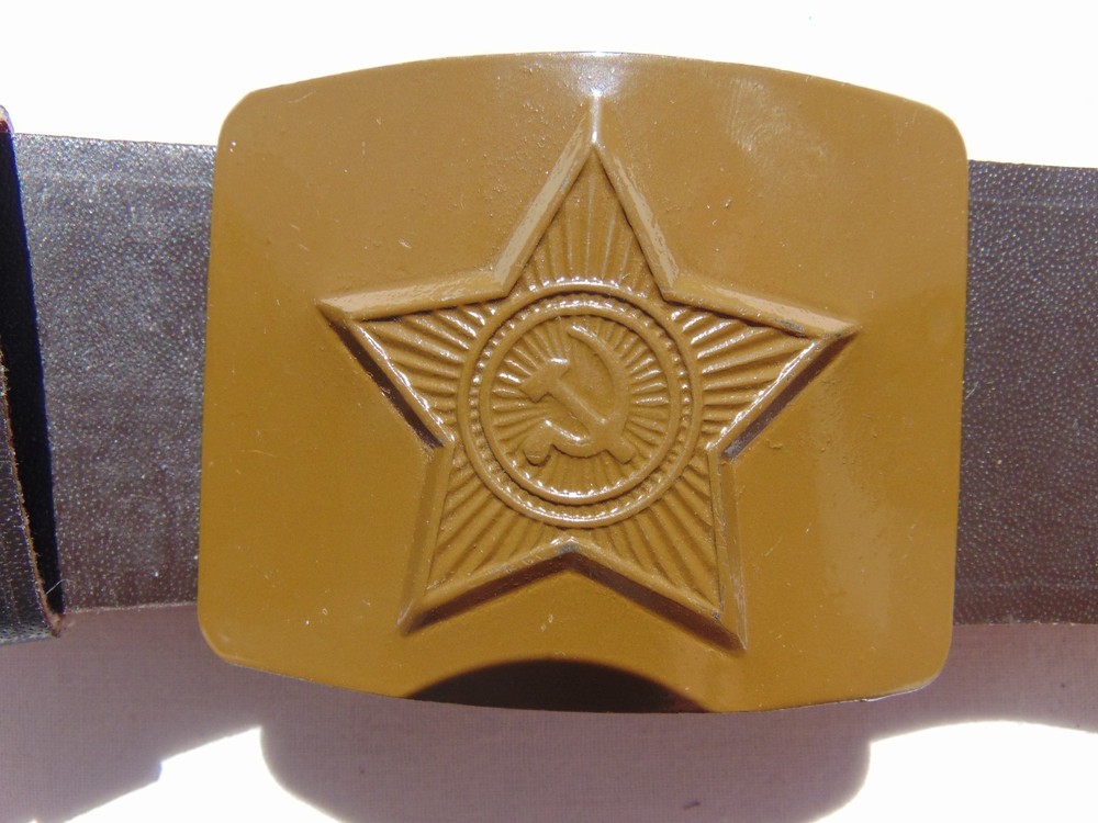 Soviet soldier's belt. Adjustable size. Maximum 102 cm. USSR Army.