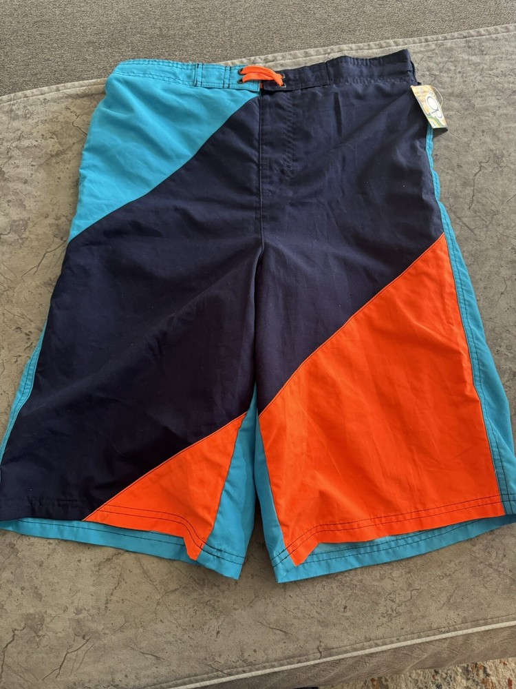 OP Boys Swim Trunks Size XXL Blue NWT