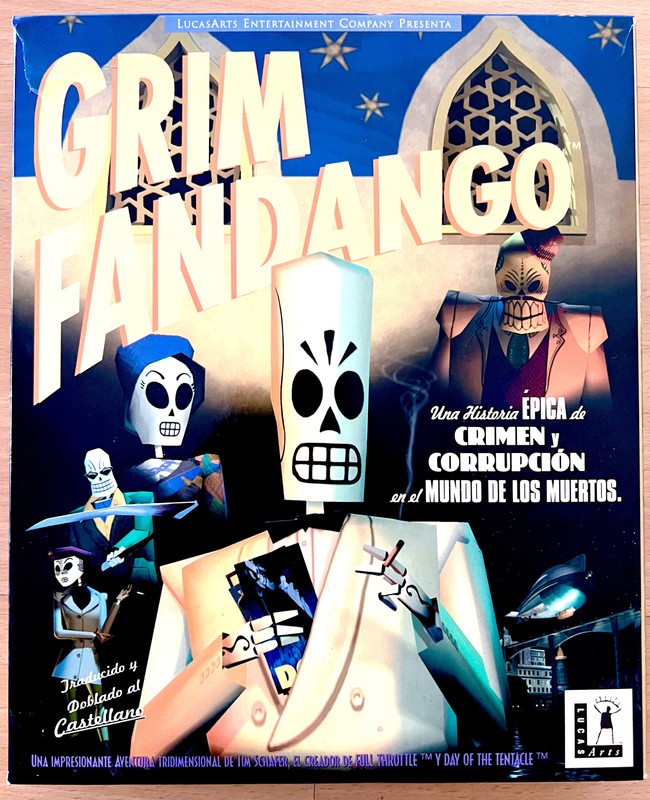 Grim Fandango IBM PC Big Box Complete Mint 1998