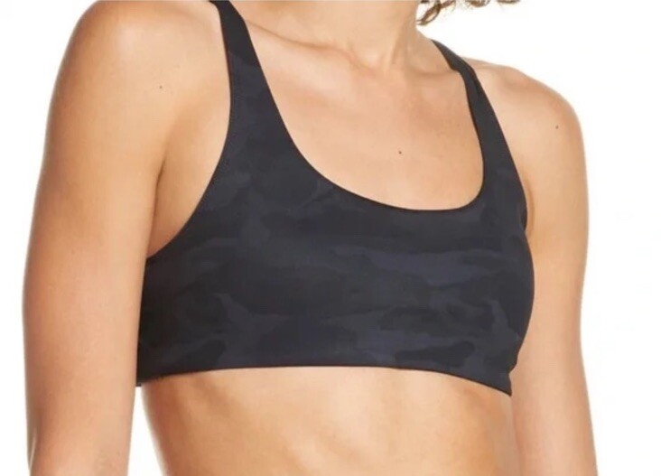 VUORI Yosemite Bra Black Camo Size Large 16 PTP New With Tags