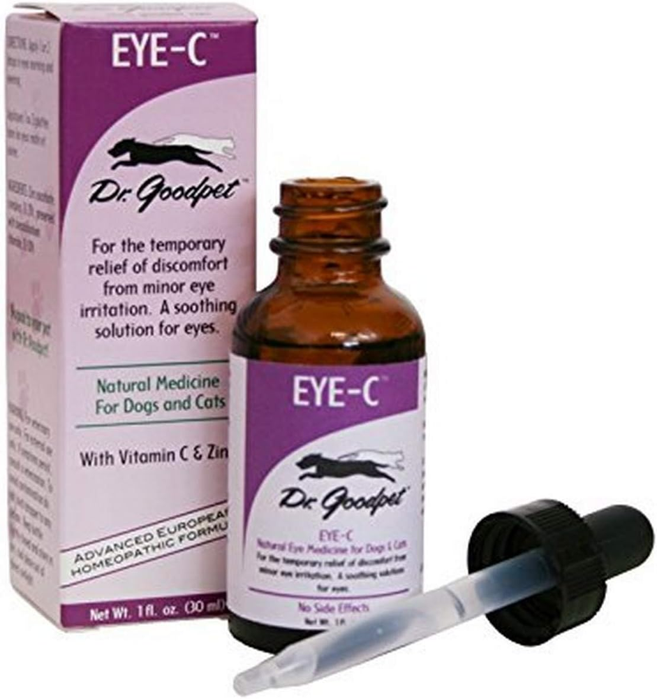 Eye-C All Natural Eye Drops for Dogs & Cats Zinc & Vitamin C