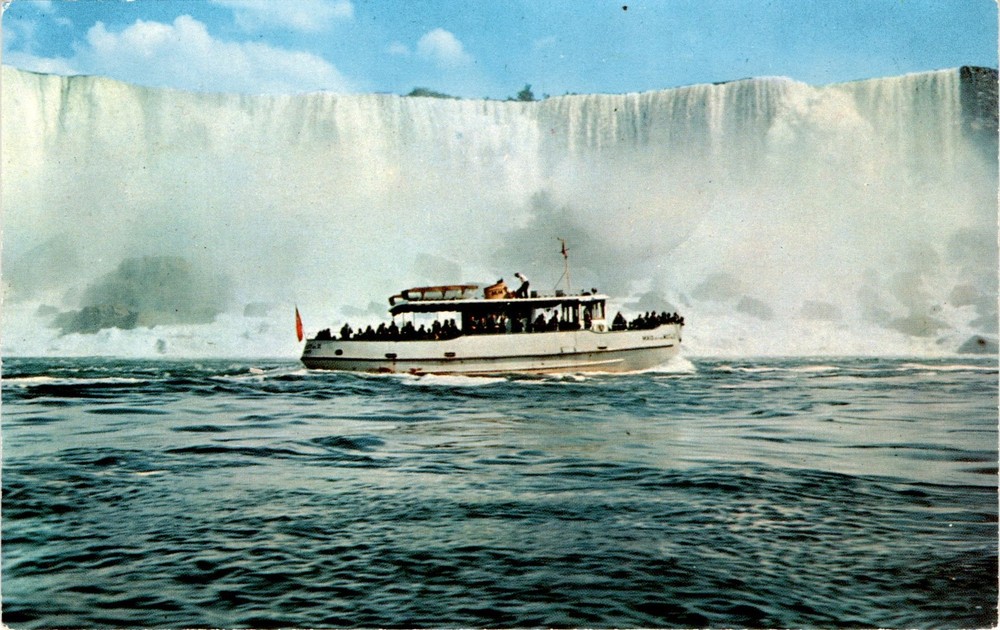 MS-20, MAID OF THE MIST, NIAGARA FALLS, Steamer, Postcard