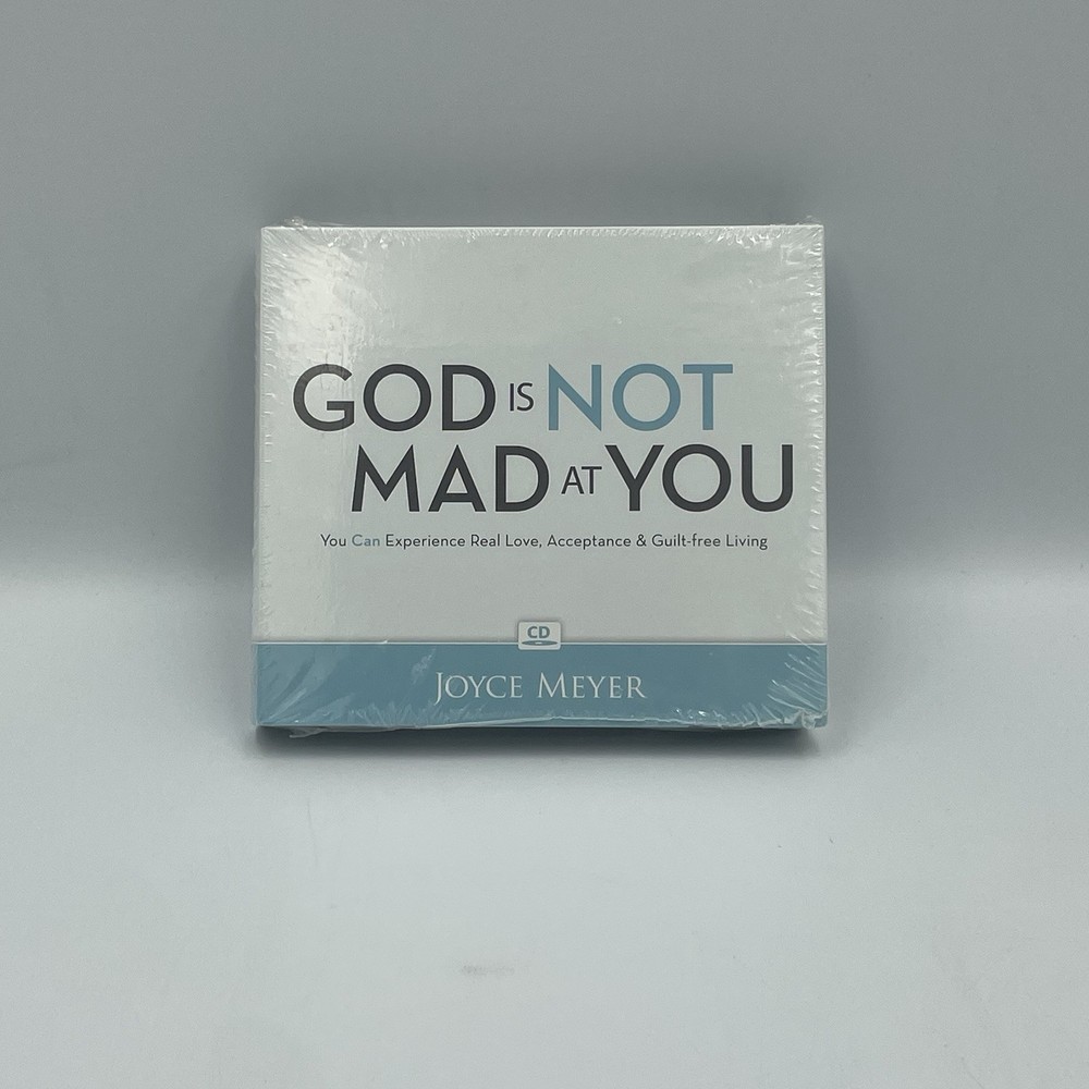 Joyce Meyer CD Set God Is Not Mad At You AudioBook Christian Faith Real Love NEW