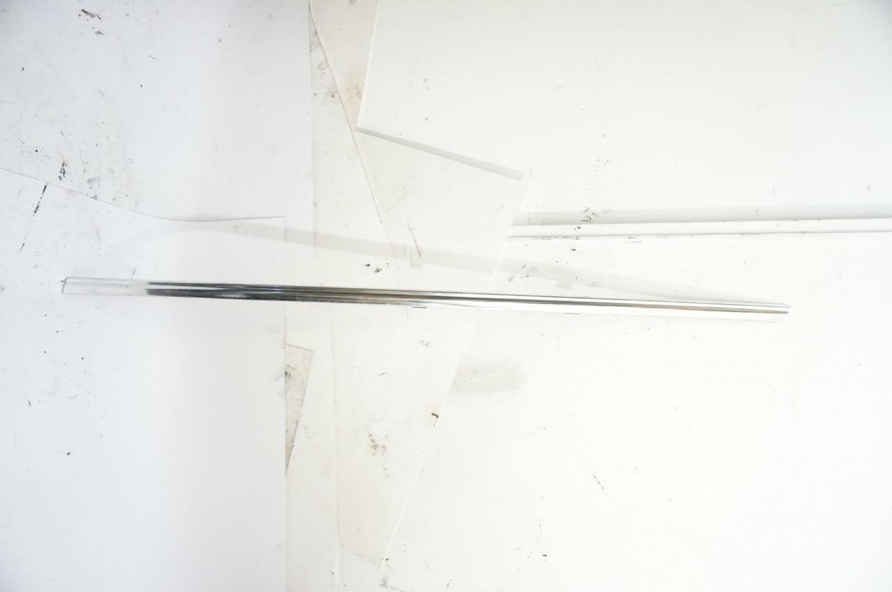 OEM BMW E28 Rear Left Door Outer Window Sill Chrome Molding Trim 83-88 528e 535i