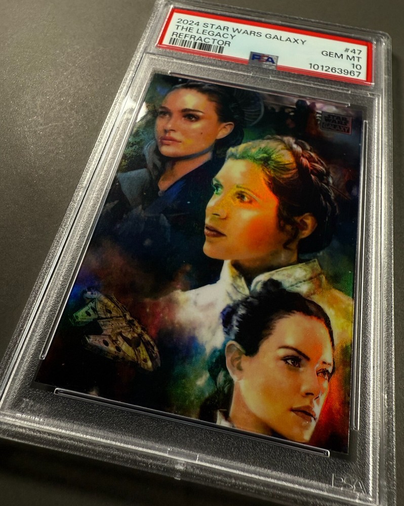 (PSA 10) 2024 Star Wars Galaxy #47, “The Legacy” Refractor