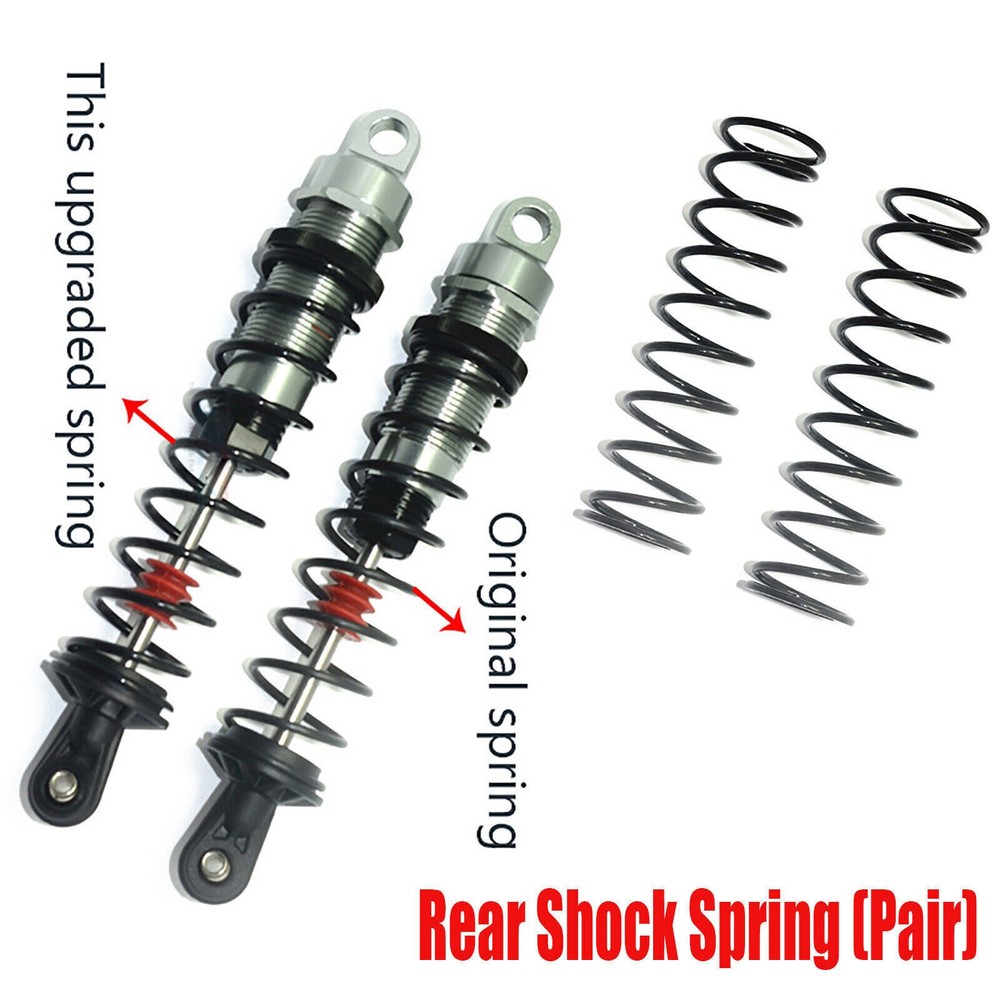 Steel Rear Shock Spring for RC Car LOSI 1:6 SUPER BAJA REY Bold Upgrade (Pair)