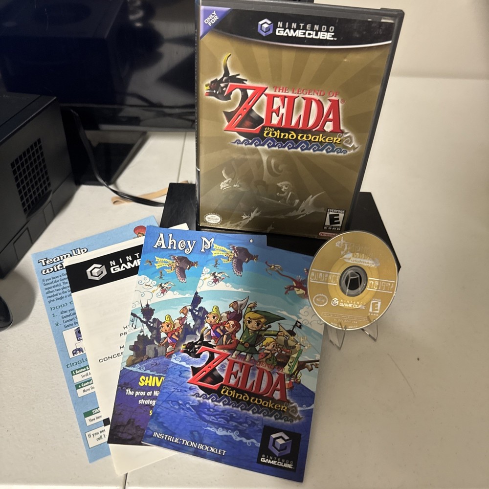 The Legend of Zelda The Wind Waker (Nintendo GameCube, 2003) CIB CLEAN