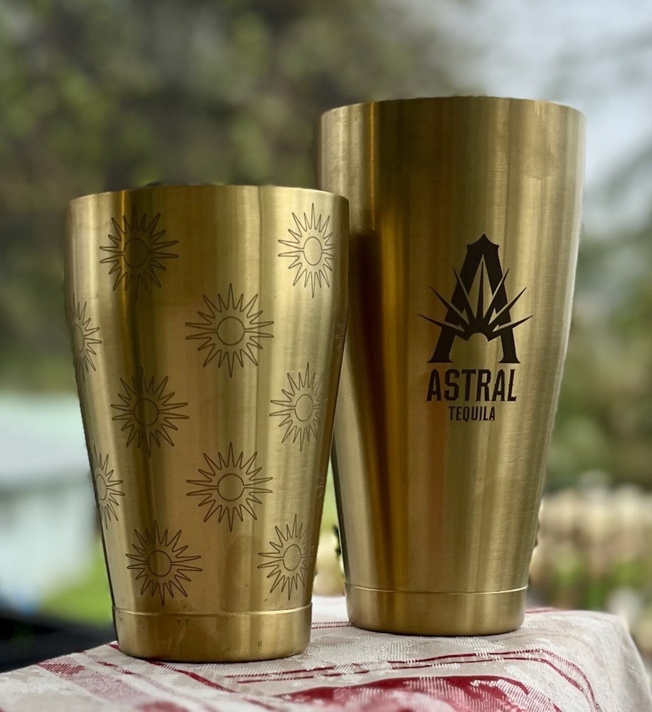 Astral Tequila Tin Metal Bartender Cocktail Shaker Drink Mixer *BRAND NEW*