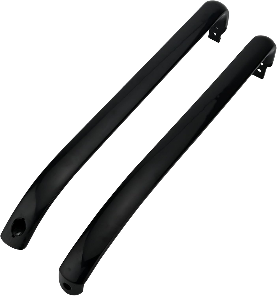 GE Refrigerator Black Door Handles 2-Pack WR12X22183 Replacement Set