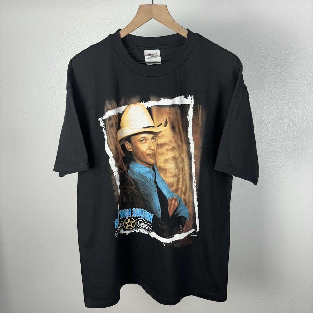 Vintage 90’s Country Ricky Van Shelton Tour Concert Single Stitch T Shirt XL